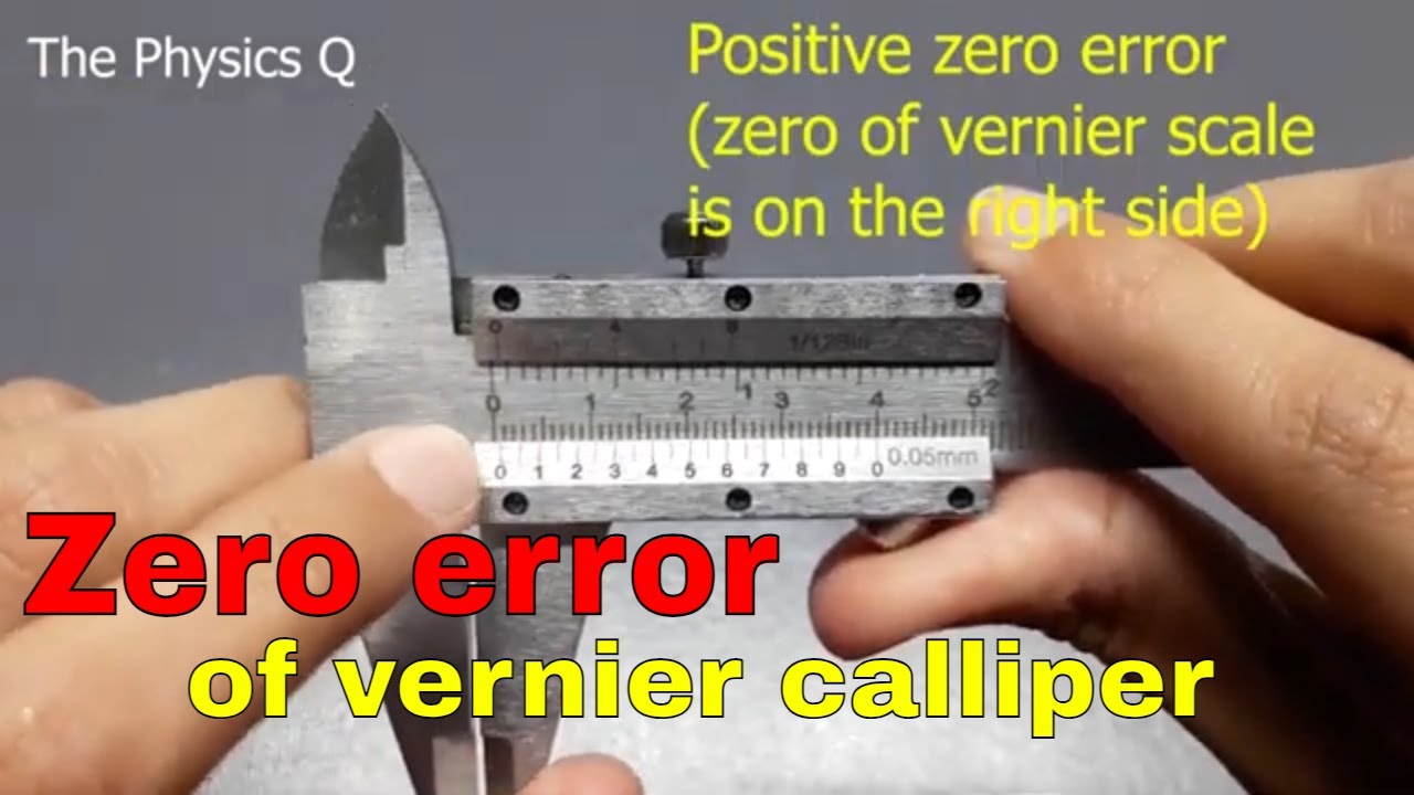 Calculate Zero error of Vernier Calliper || Urdu/Hindi