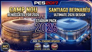 Pes 2017 Stadium Pack 2026 New Stadiums