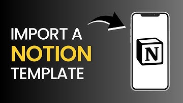How to Import a Notion Template | Easy & Quick