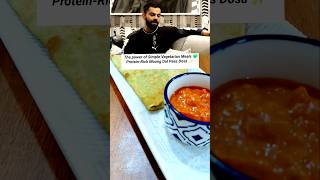 What Virat Kohli Eats & Why It Matters 🌿#moongdaldosa#proteinrich#peas#viratkohli#rcb#recipe#viral