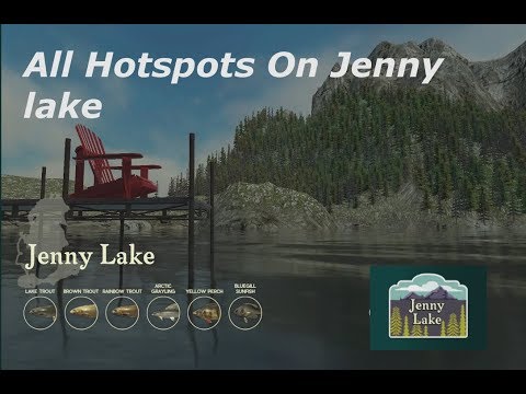 Rapala Fishing Pro Series : All Hotspots On Jenny Lake 