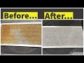 How to clean kitchen exhaust fan filter easily?|Chimney filter cleaning| range hood filter cleaning