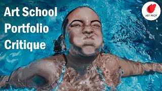 Art School Portfolio Critique by a RISD Art Professor