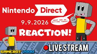 GameBot Streams - Reacting to Nintendo Direct 9.9.2026
