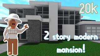 Two Story Modern Mansion 20k, Advanced Placing, Multiple Floors.