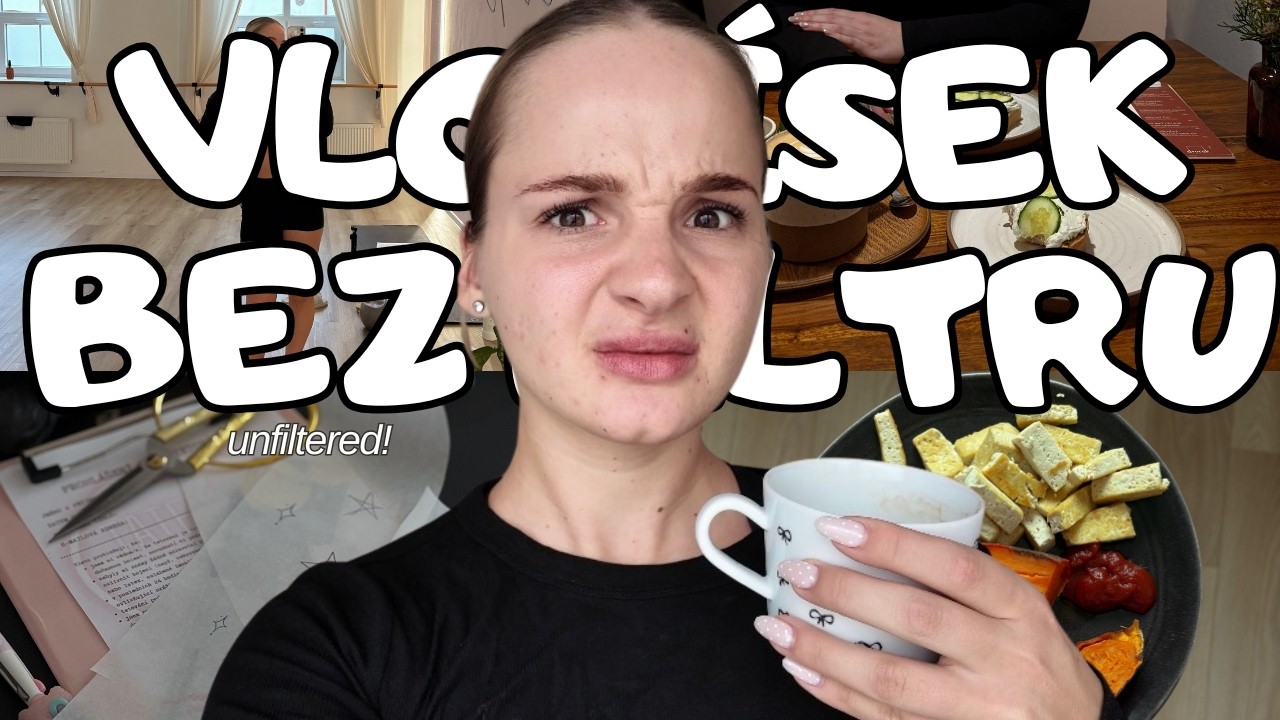 UNFILTERED VLOG 🏡 I mé běžné dny, blbá nálada, realita, recepty, nové tetování