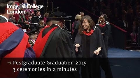 Postgraduate Graduation 2015 - 3 ceremonies in 2 minutes