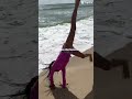 Fun day at the beach #trending #shorts #beach #slay #clockit 🏖️🐚