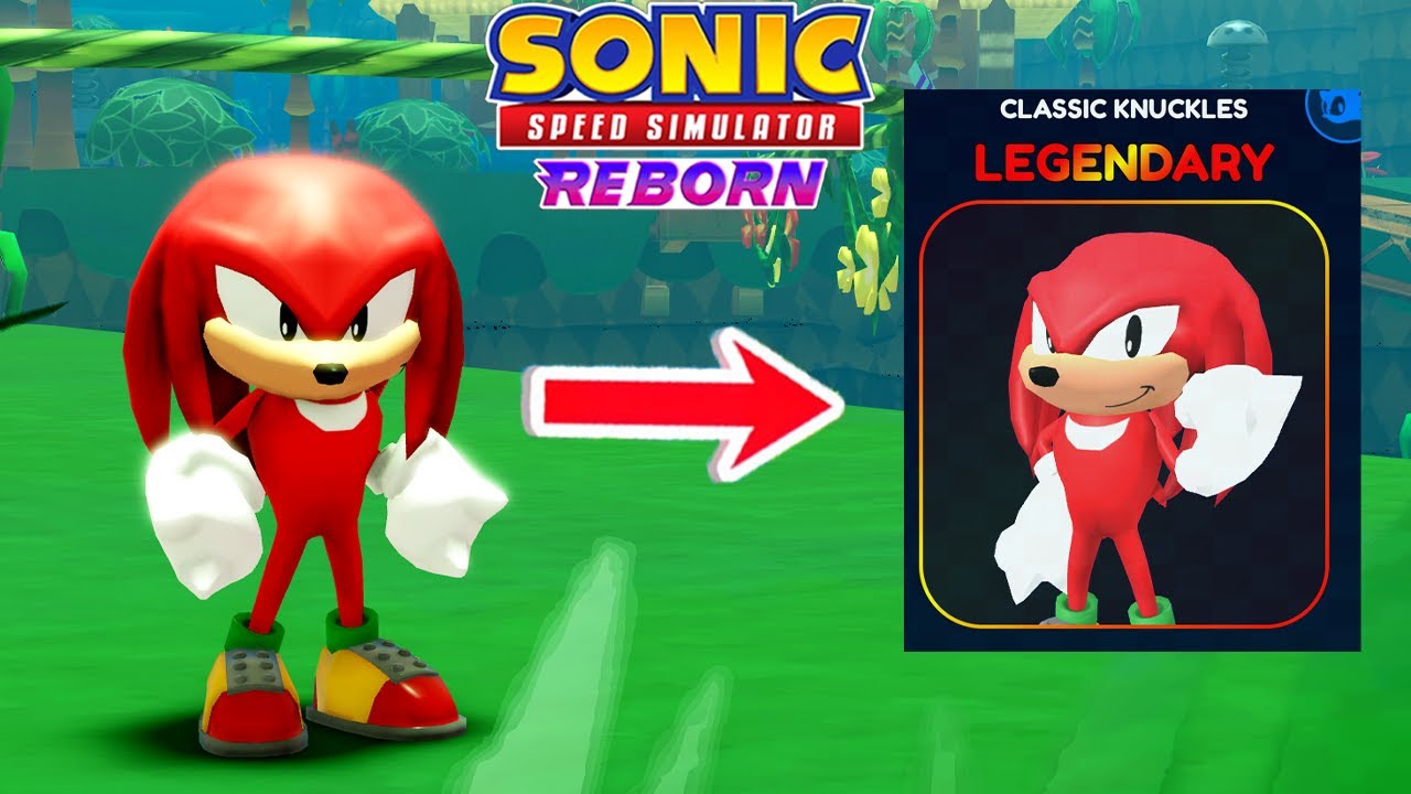 HOW TO UNLOCK KNUCKLES FROM LEVEL 1 FAST! - (ROBLOX SONIC SPEED SIMULATOR)  