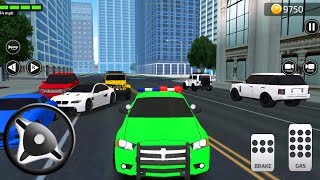 Simulator Green Police Car - Parking Frenzy - Android Gameplay #8 screenshot 4