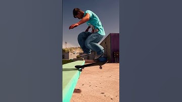 Big Spin Nose Slide 🔥🔥 #session #skate #sessionskatesim #shorts