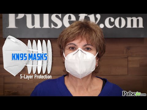 KN95 Disposable, 5-Layer Respirator Masks - Info and How To Wear Them