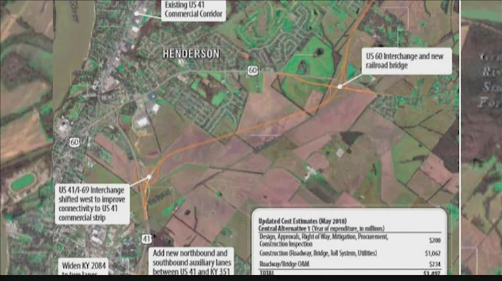 State officials expected to announce preferred route for I-69 bridge project