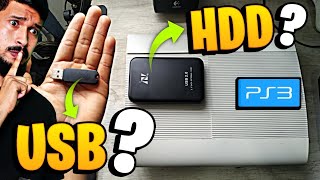 🚀NO HAY DUDAS, ESTO es MUCHO MEJOR para PS3... DISCO DURO ó USB?🤔 | MI EXPERIENCIA✅