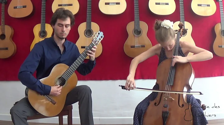 Anna Fradet (cello) and Guillaume Gibert (guitar) play Polo by Manuel de Falla