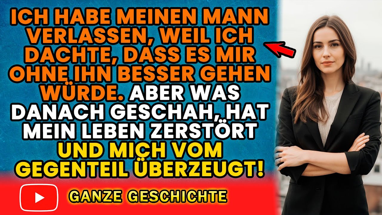 Ich hielt mich für die Großmeisterin der Kontrolle. An einem Freitagabend in Berlin sagte ich Thomas den Kampf an: „Ich ziehe nach Frankfurt. Allein.“ Ich erwartete Tränen, Flehen, Drama....