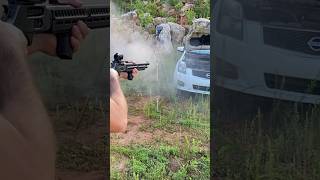 45-70 Vs Running Car #leveractionrifle