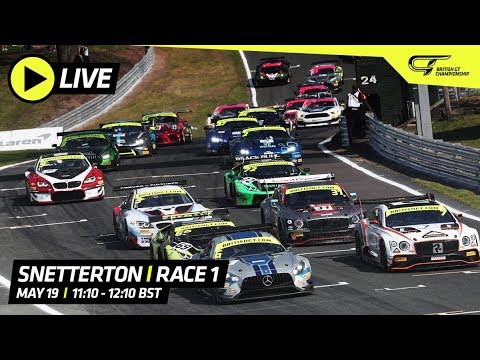 Race 1 - Snetterton - British GT 2019 - LIVE