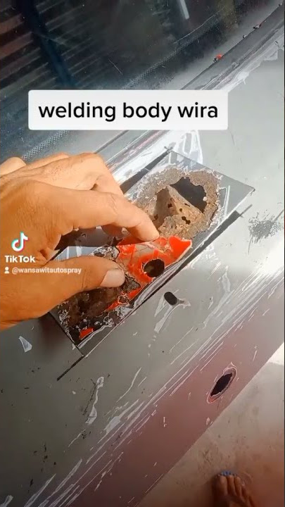 restore kaler wira (welding body)