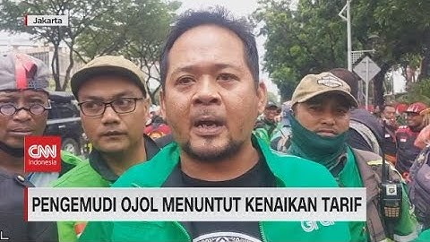 Ribuan Ojol Aksi Tuntut Kenaikan Tarif dan Payung Hukum Pengemudi Ojol