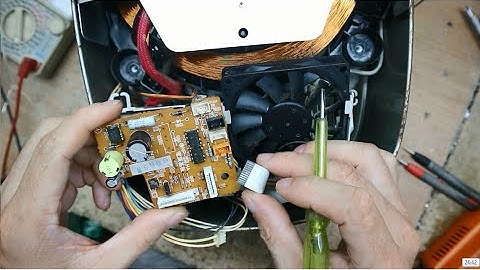 Nồi  Zojirushi cắm nhầm 220V:sửa xong mà khi thử nó lạ lắm!