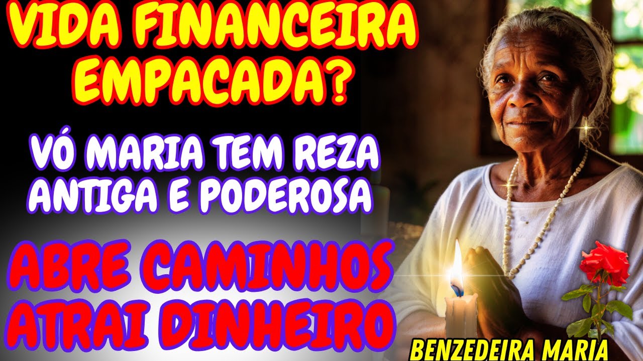 BENZIMENTO para atrair DINHEIRO URGENTE / Reza da BENZEDEIRA MARIA Faz Acontecer!
