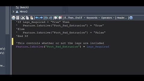 Inventor - Utilize True and False Parameters to Remove Unnecessary If   Then iLogic