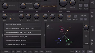 20180812 AudioKit Synth One Demo: microtonal drone