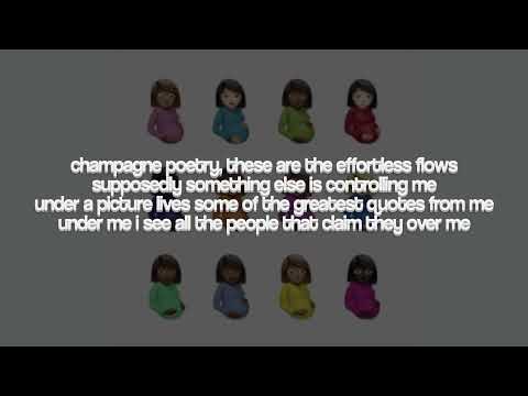 Drake - Champagne Poetry (Lyrics)