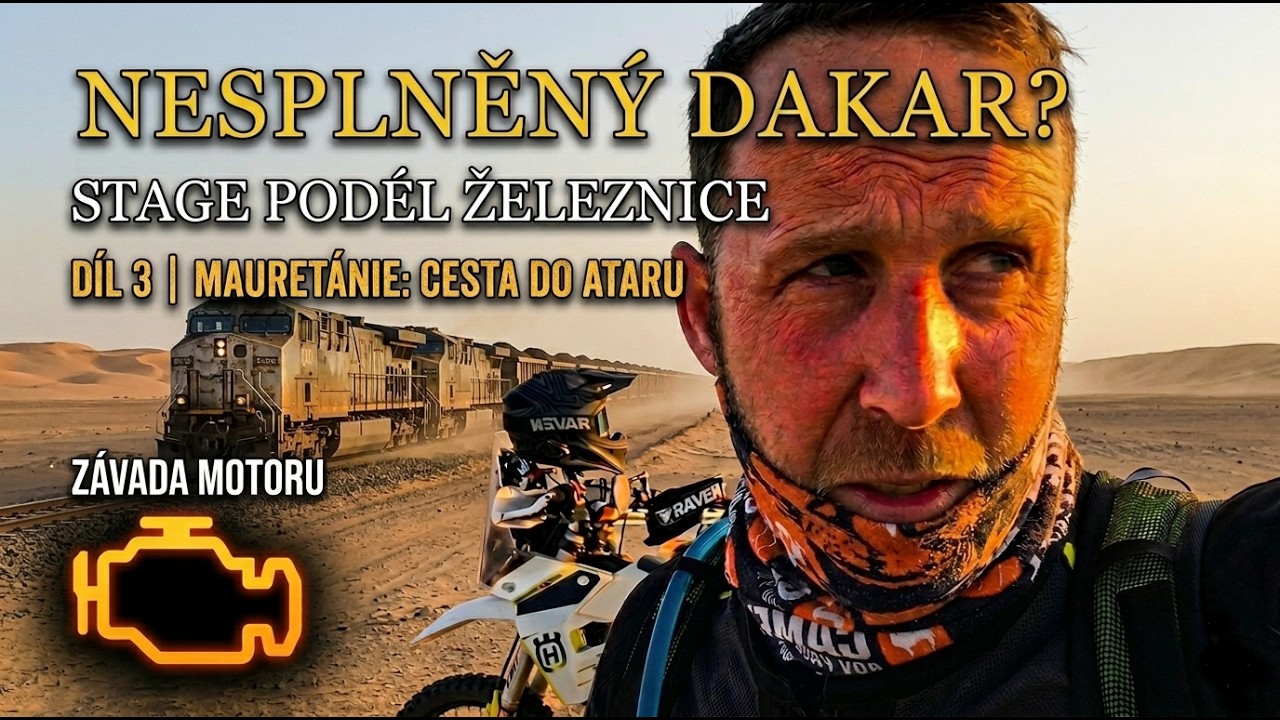 Nesplněný Dakar, Stage podél železnice. Mauretánie [03] (Závada motoru ...