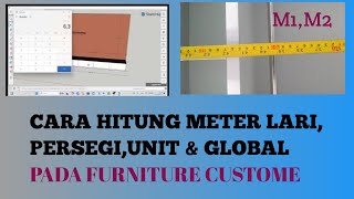 #CARA HITUNG METER LARI (m1),METER PERSEGI (m2),DAN SET PADA FURNITURE #furniturecustome #interior