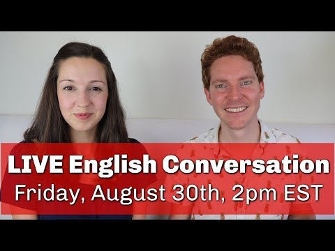 LIVE English Conversation Lesson - LIVE English Conversation Lesson