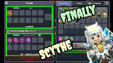 Finally Got DEATH SCYTHE!! 🤩🤩 || Blockman Go Skyblock