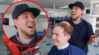 Guy Speaks PERFECT Mexican Spanish, Surprises Barbers