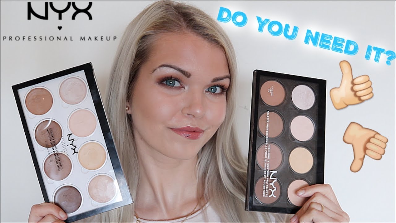 REVIEW  NYX HIGHLIGHT AND CONTOUR CREAM PRO PALETTE 