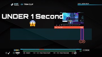 How to make ur game clips shorter than 1 SECOND on SHAREfactory! ( Fast and Easy Tutorial)