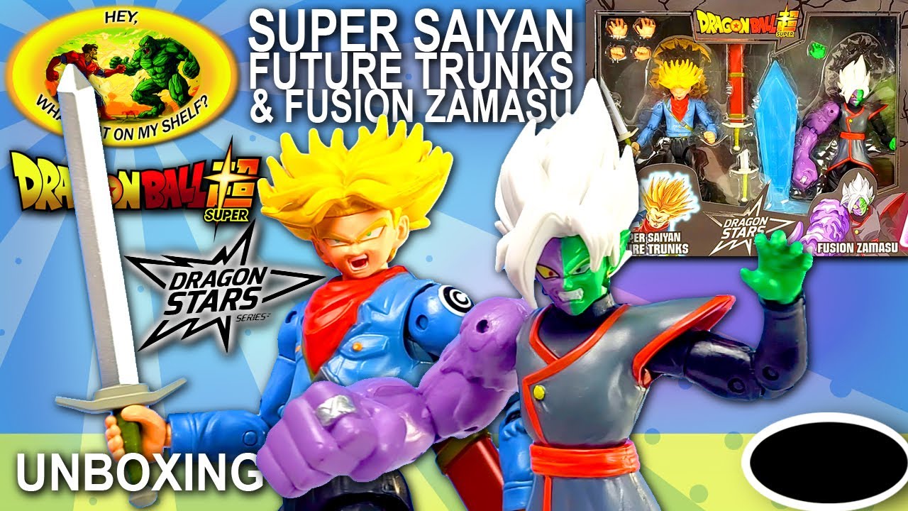 UNBOXING - Dragon Stars - SS FUTURE TRUNKS & FUSION ZAMASU - Bandai Dragon Ball Super dragonball dbz