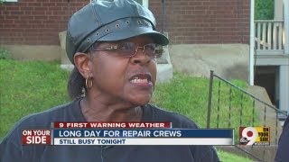 Long day of repairs for Duke Energy crews