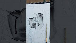 women empowerment realistic portrait drawing for beginners #trending #drawing #viral #art #realastic