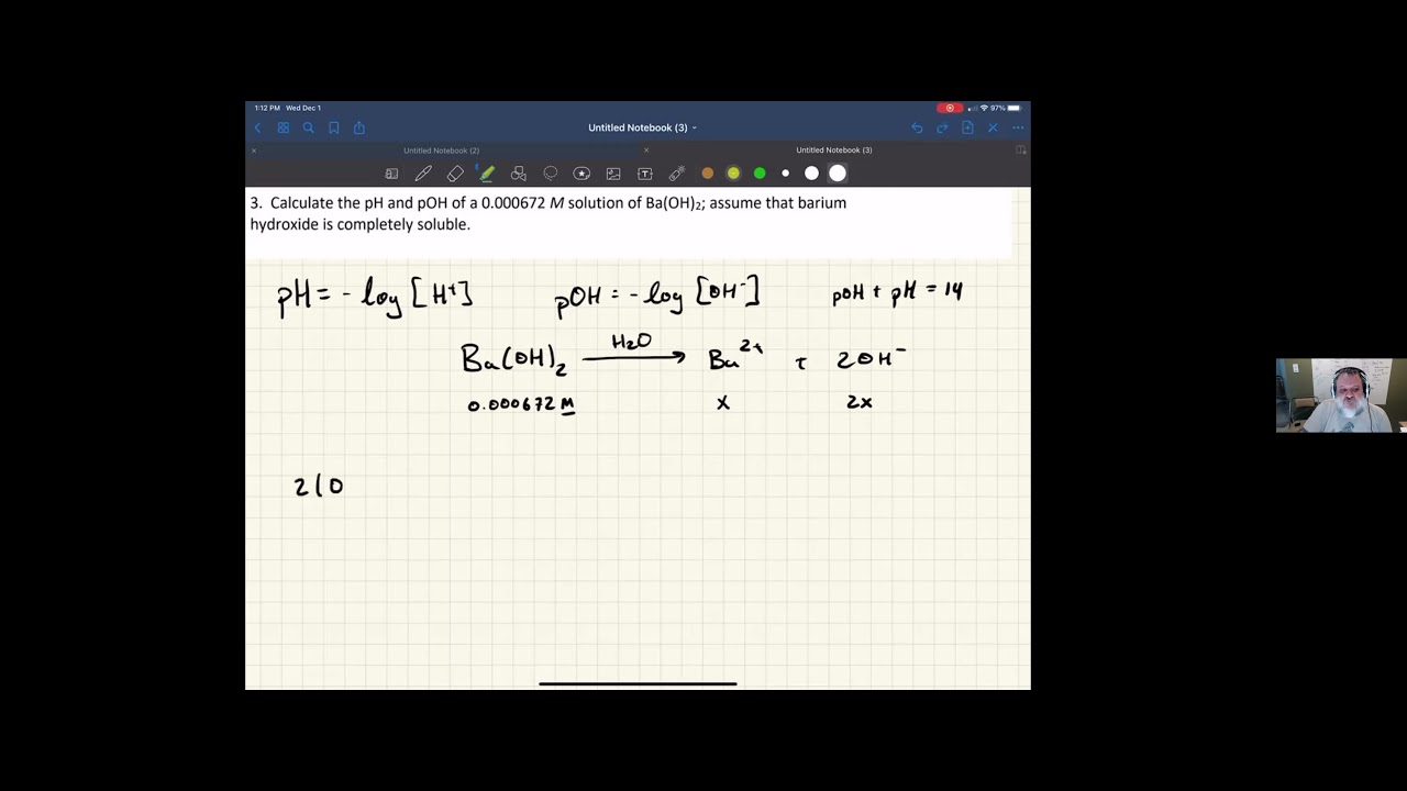 General Chemistry 2 - Chapter 14 - Problem 3 - YouTube