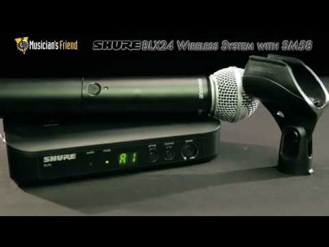 Shure BLX/SM Handheld Wireless System with SM Capsule