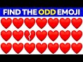 FIND THE ODD EMOJI OUT in this Emoji Quiz! | Odd One Out Puzzle | Find The Odd Emoji Quizzes