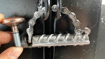 Chốt Cửa Tự Chế Độc Đáo #14 | Hướng Dẫn Làm Chốt Cửa Tự Khóa Tại Nhà