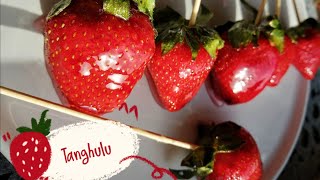 Tanghulu  Tanghulu Tarifi  Çilek Şekeri Yapımı Tanghulu Recipe | Cam Meyve Şekeri