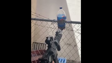Simple Airsoft Build vs Pepsi Bottle