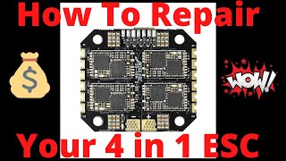 How To Repair Your 4 In 1 Esc - Kiss Short Circuit Repair Step By Step