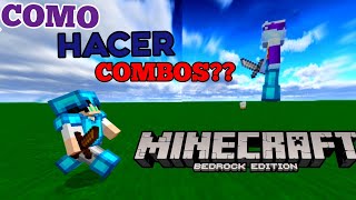 ✅️¿¡COMO HACER COMBOS EN MINECRAFT BEDROCK!? V3 // BIEN EXPLICADO.