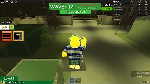 PLAYING ZOMBIE ATTACK PART 1 I ROBLOX