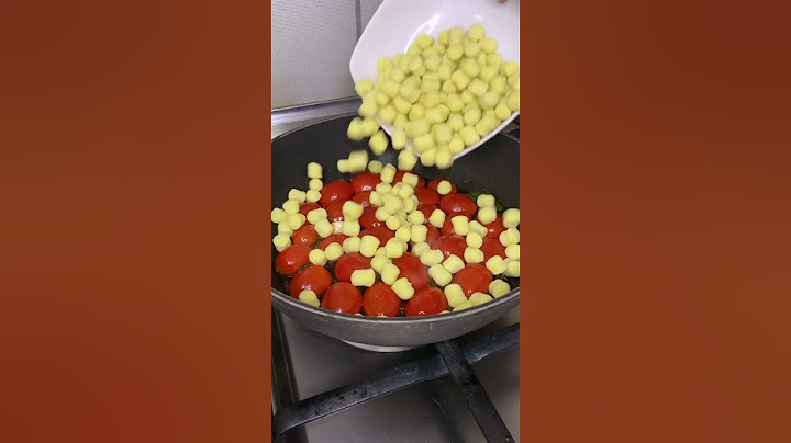 GNOCCHI ESTIVI E CREMOSI