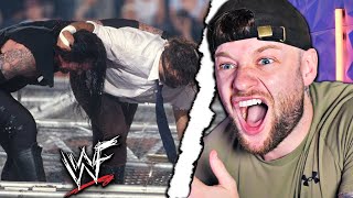 REACTING TO ABSOLUTELY INSANE WWE OMG MOMENTS...